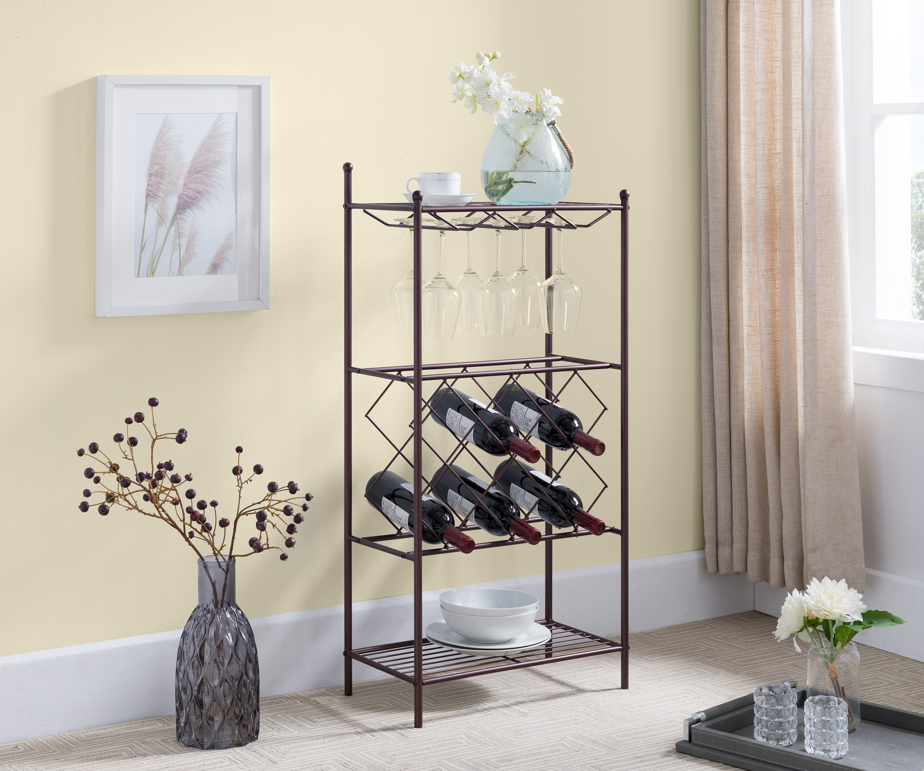 Kings brand best sale furniture wine rack